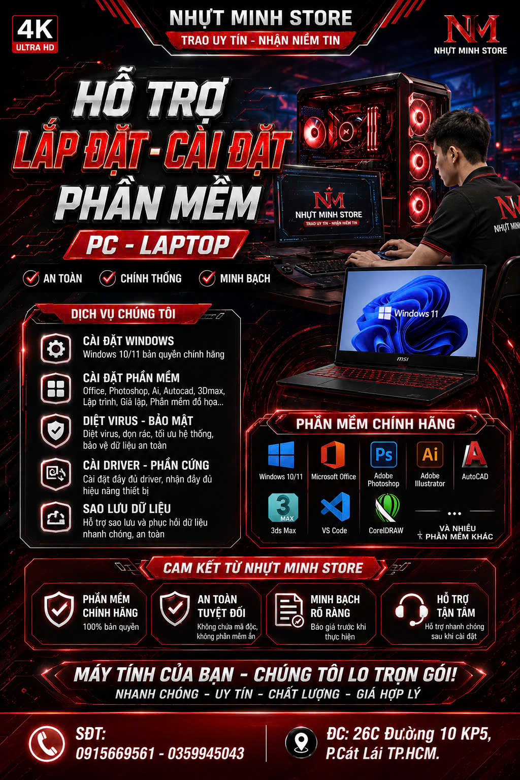 HỖ TRỢ TƯ VẤN LẮP ĐẶT - CÀI ĐẶT PHẦN MỀM VĂN PHÒNG 